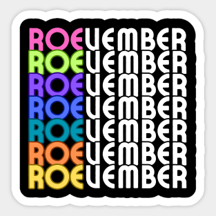 Roevember Sticker